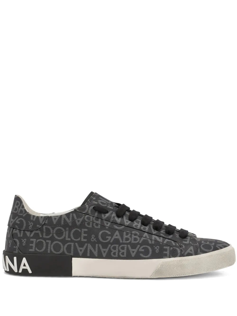Dolce & Gabbana Portofino Logo-Print Sneakers