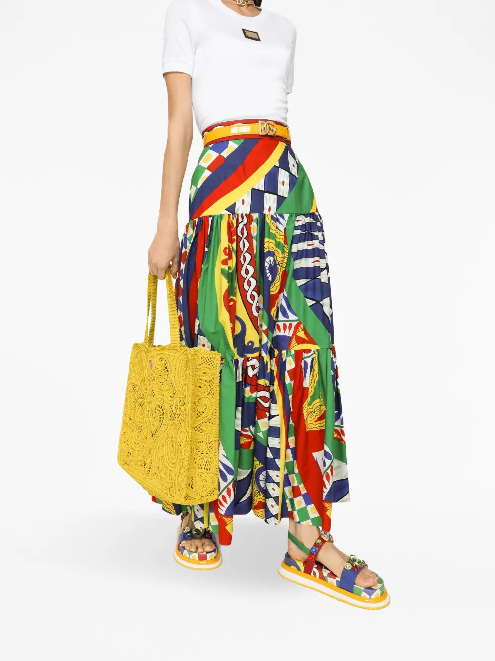 Dolce & GabbanaBeatrice lace-detail tote bag