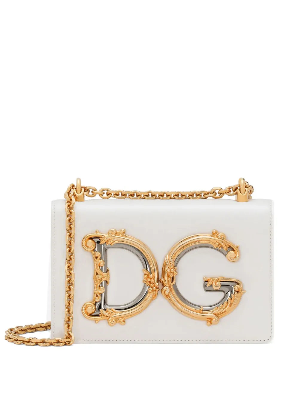 Dolce & Gabbanalogo-plaque lambskin crossbody bag