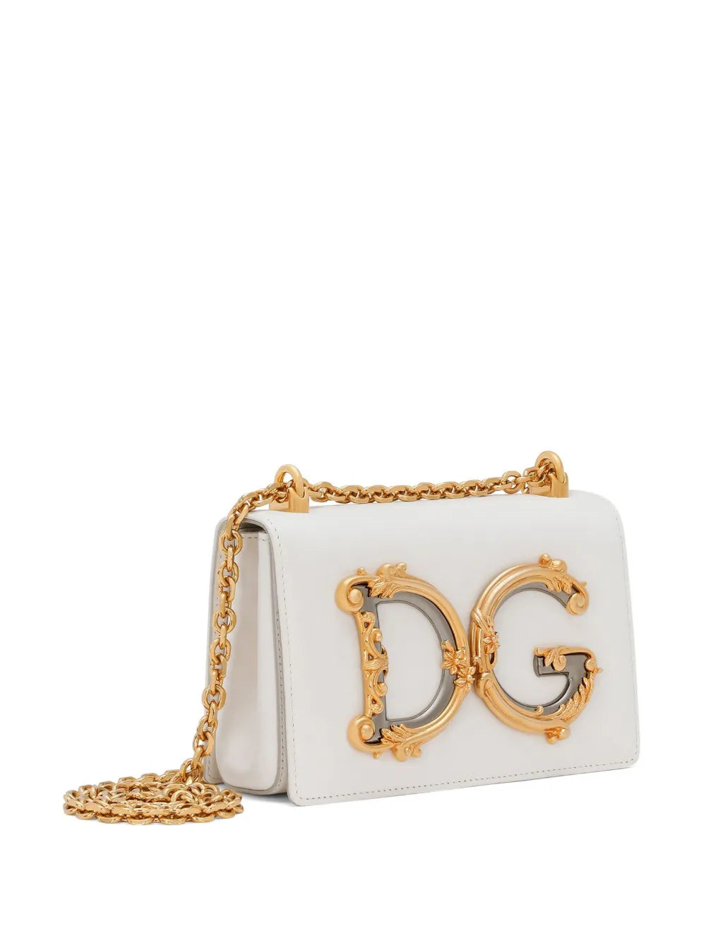Dolce & Gabbanalogo-plaque lambskin crossbody bag
