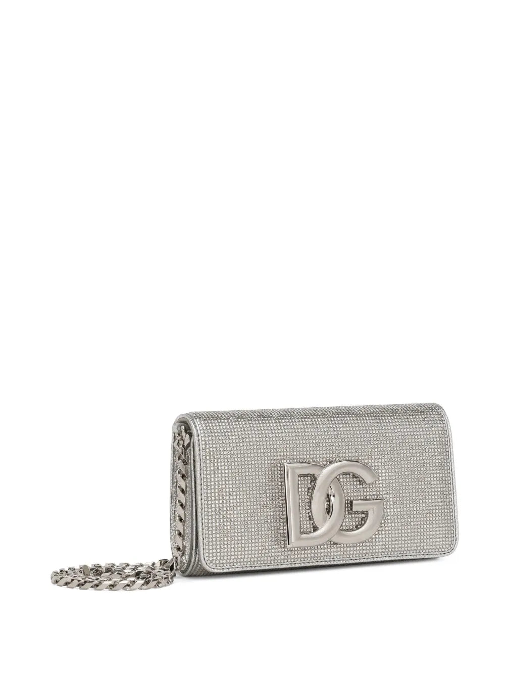 Dolce & Gabbanalogo-plaque crystal-embellished crossbody bag