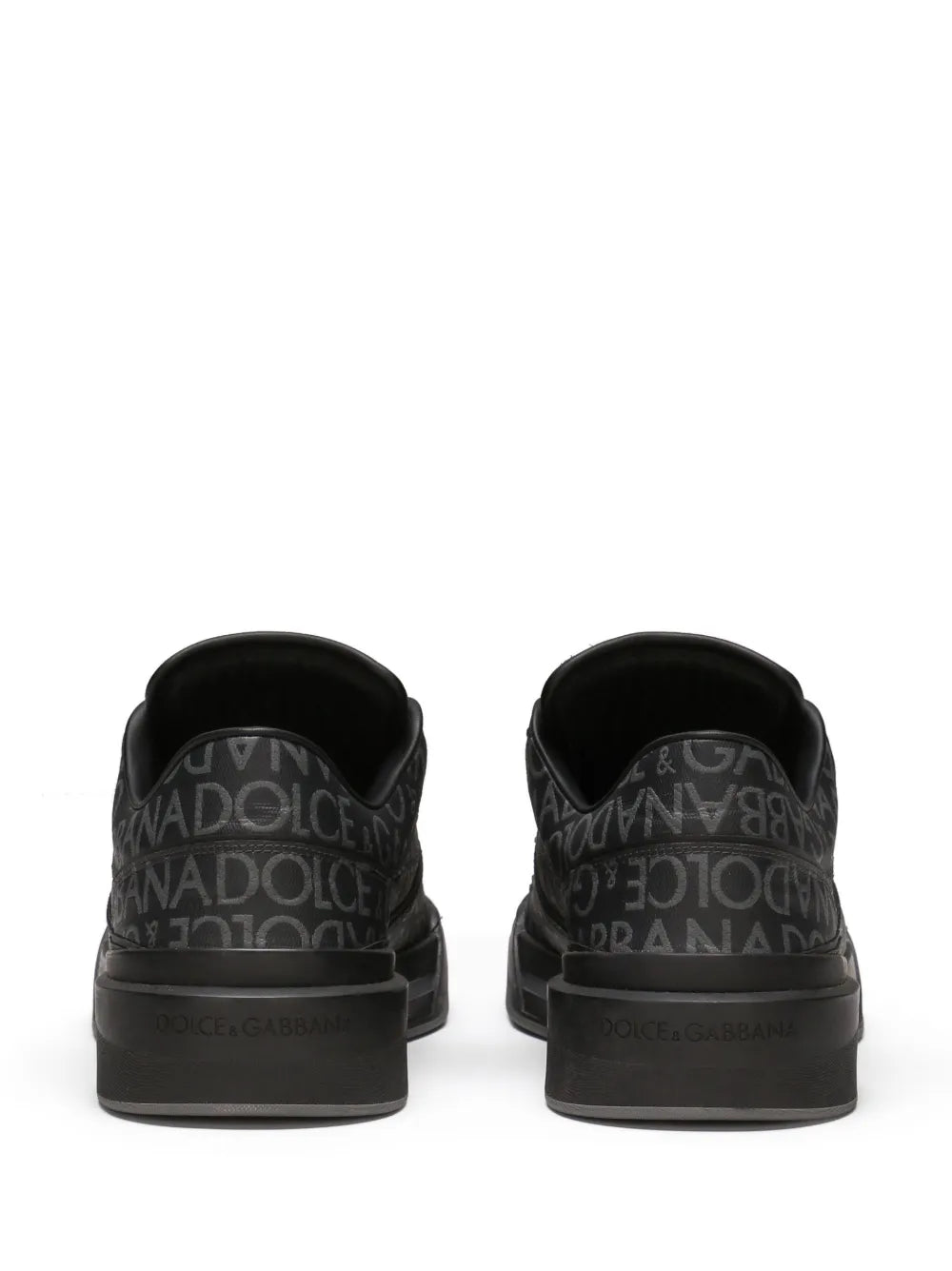 Dolce & Gabbana New Roma Coated-Jacquard Sneakers