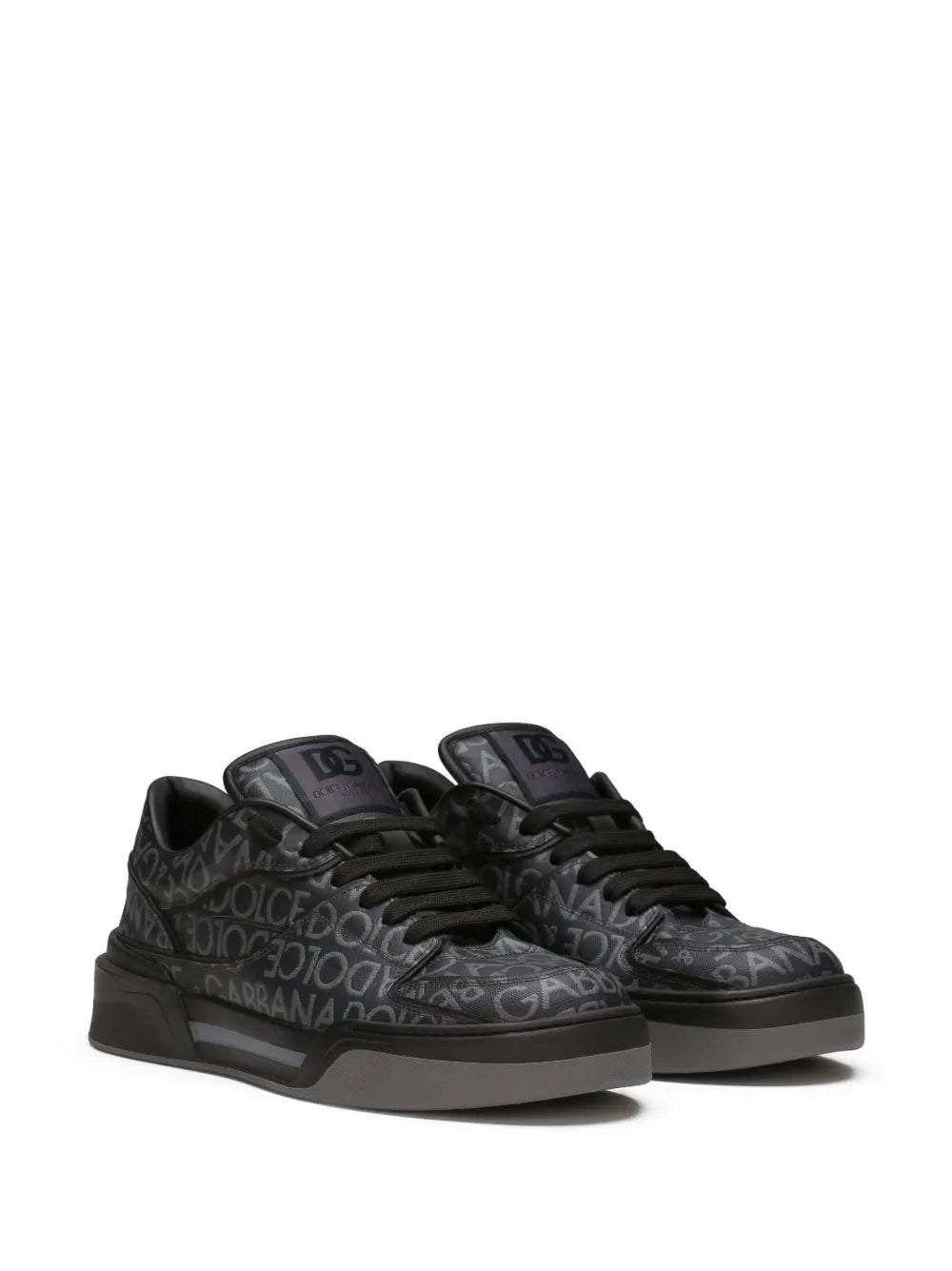 Dolce & Gabbana New Roma Coated-Jacquard Sneakers