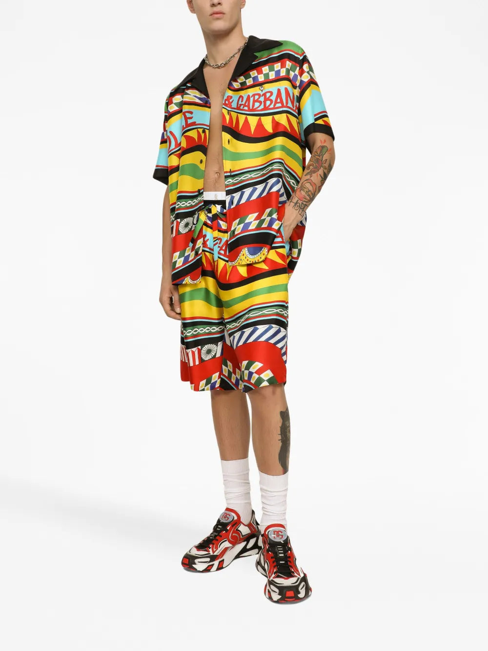 Dolce & Gabbana Fast In Maglina Logo-Patch Sneakers