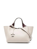 Tod'slogo-plaque leather tote bag
