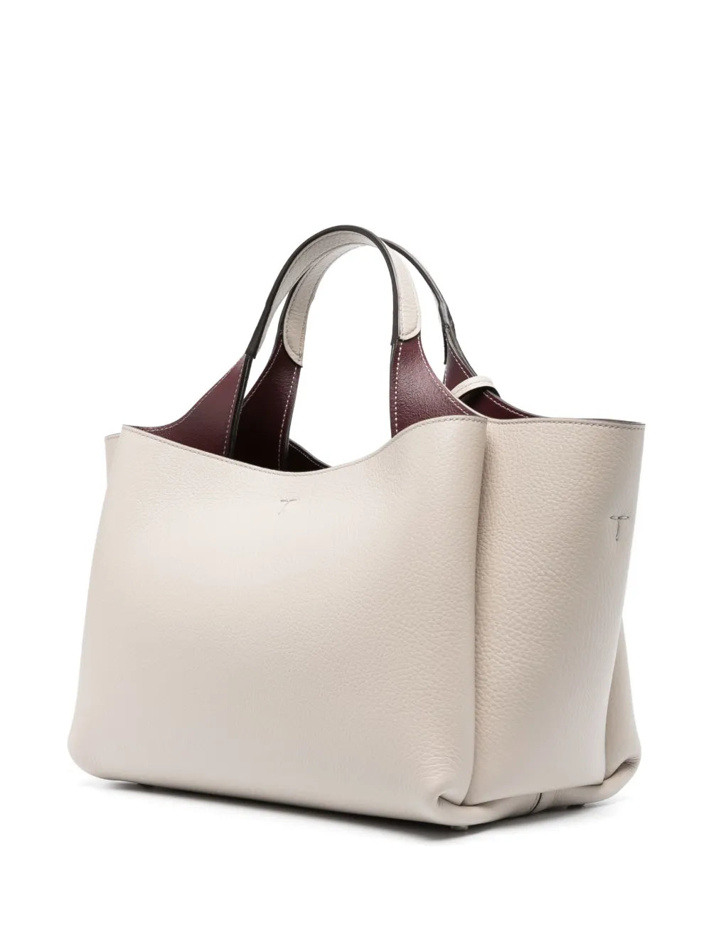 Tod'slogo-plaque leather tote bag