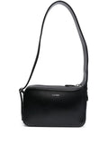 Courr?eszipped leather shoulder bag