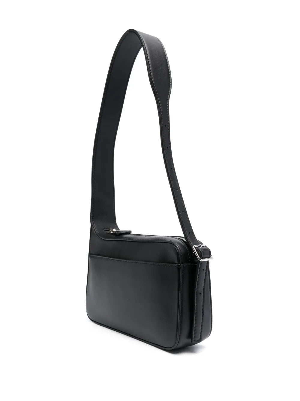 Courr?eszipped leather shoulder bag