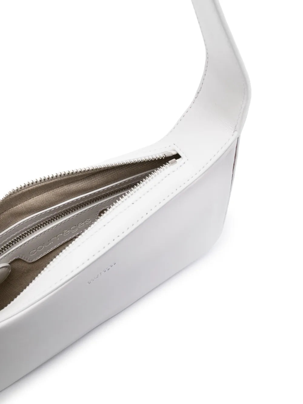 Courr?eszip-fastening shoulder bag