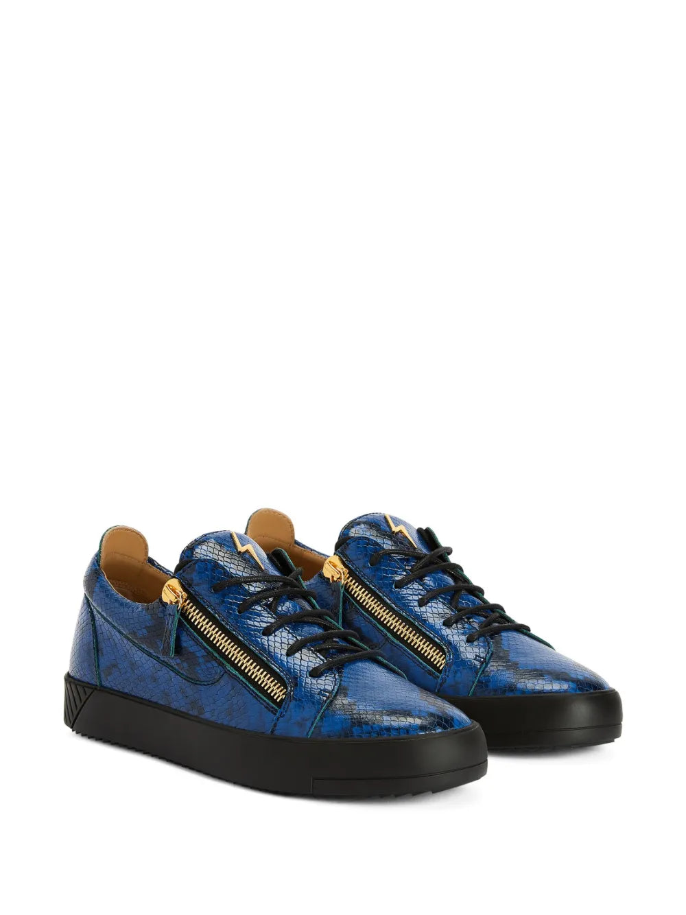 Giuseppe Zanotti Frankie Double-Zip Low-Top Sneakers
