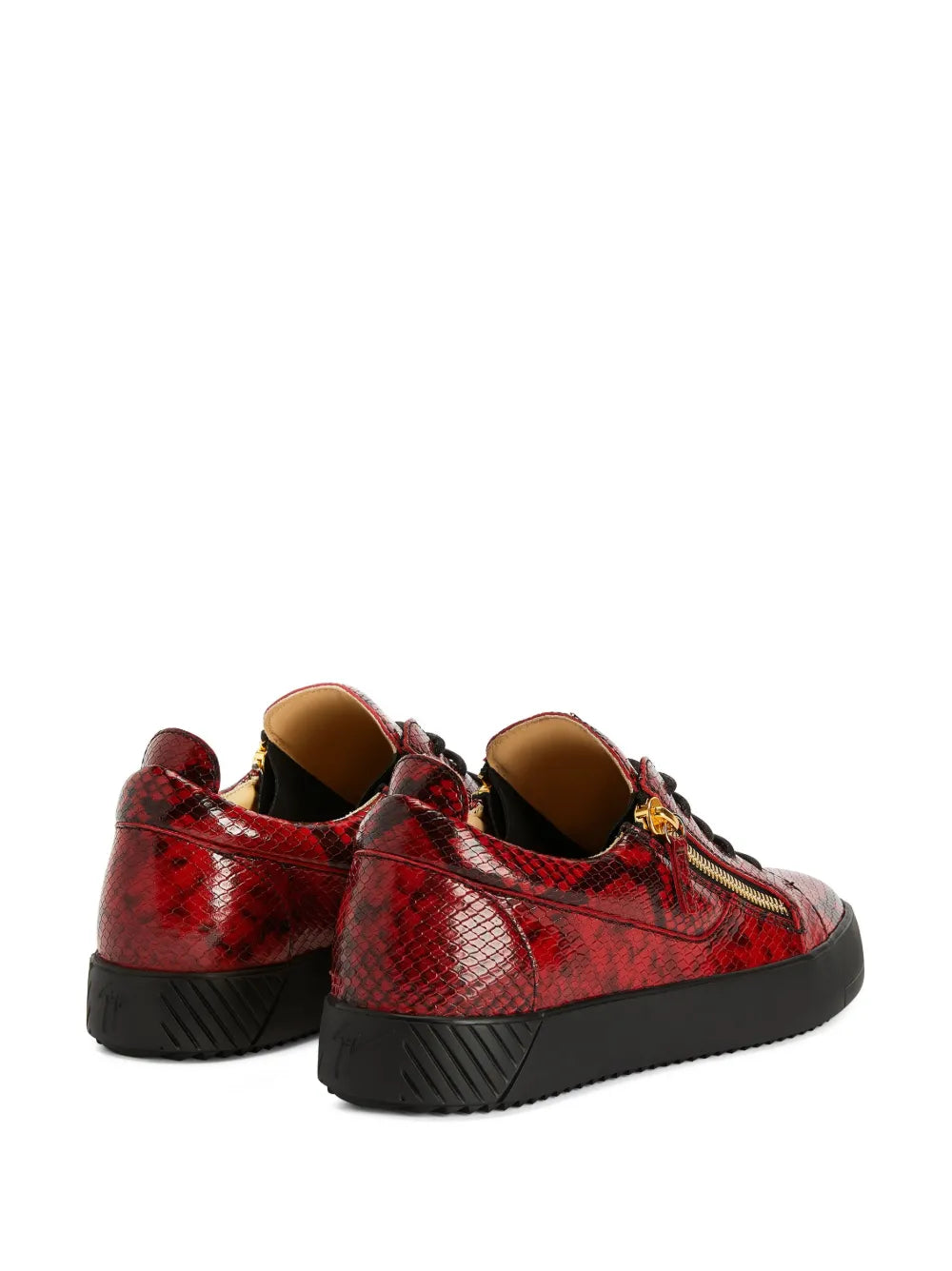 Giuseppe Zanotti Frankie Double-Zip Low-Top Sneakers