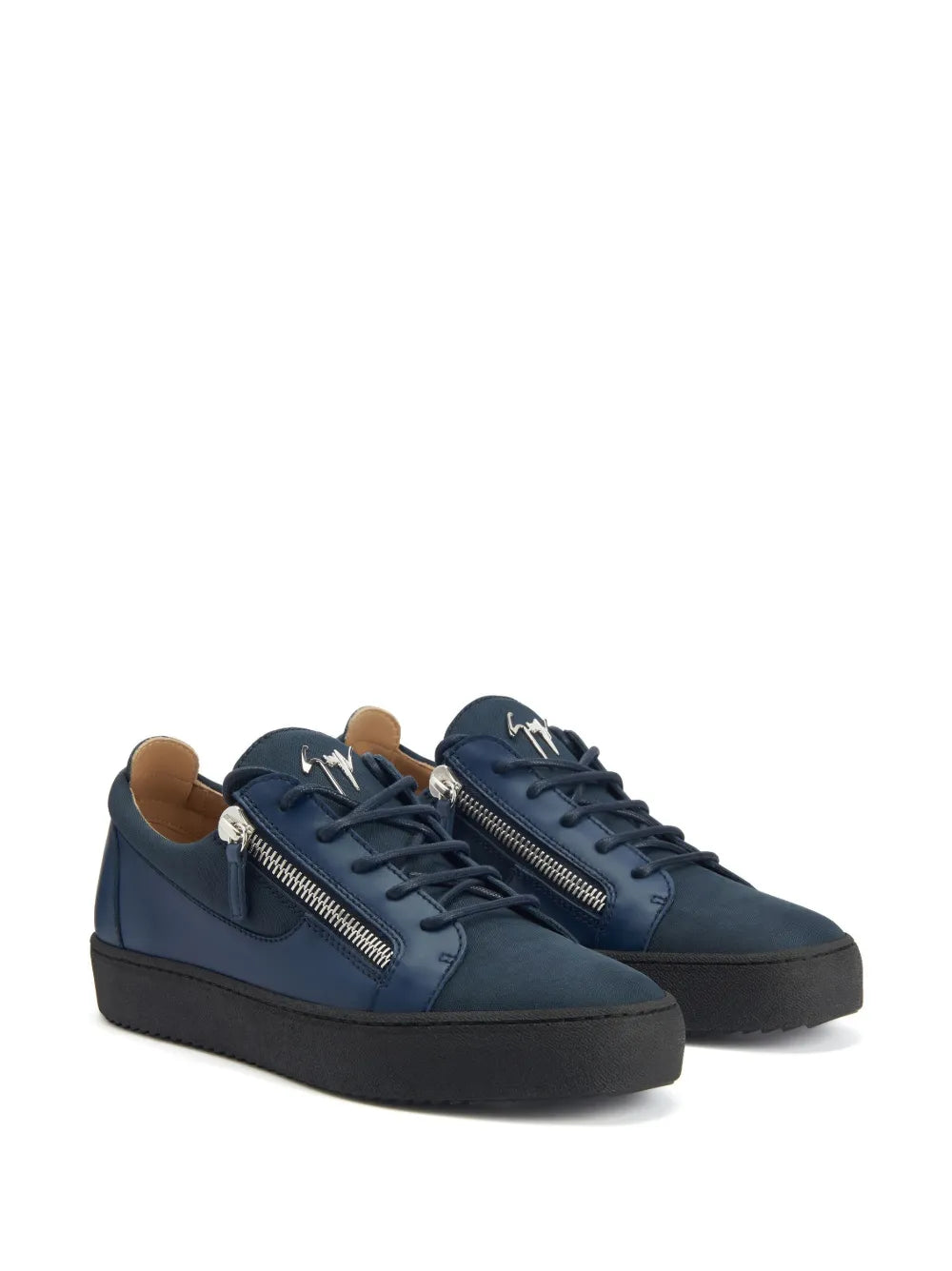 Giuseppe Zanotti Frankie Double-Zip Low-Top Sneakers