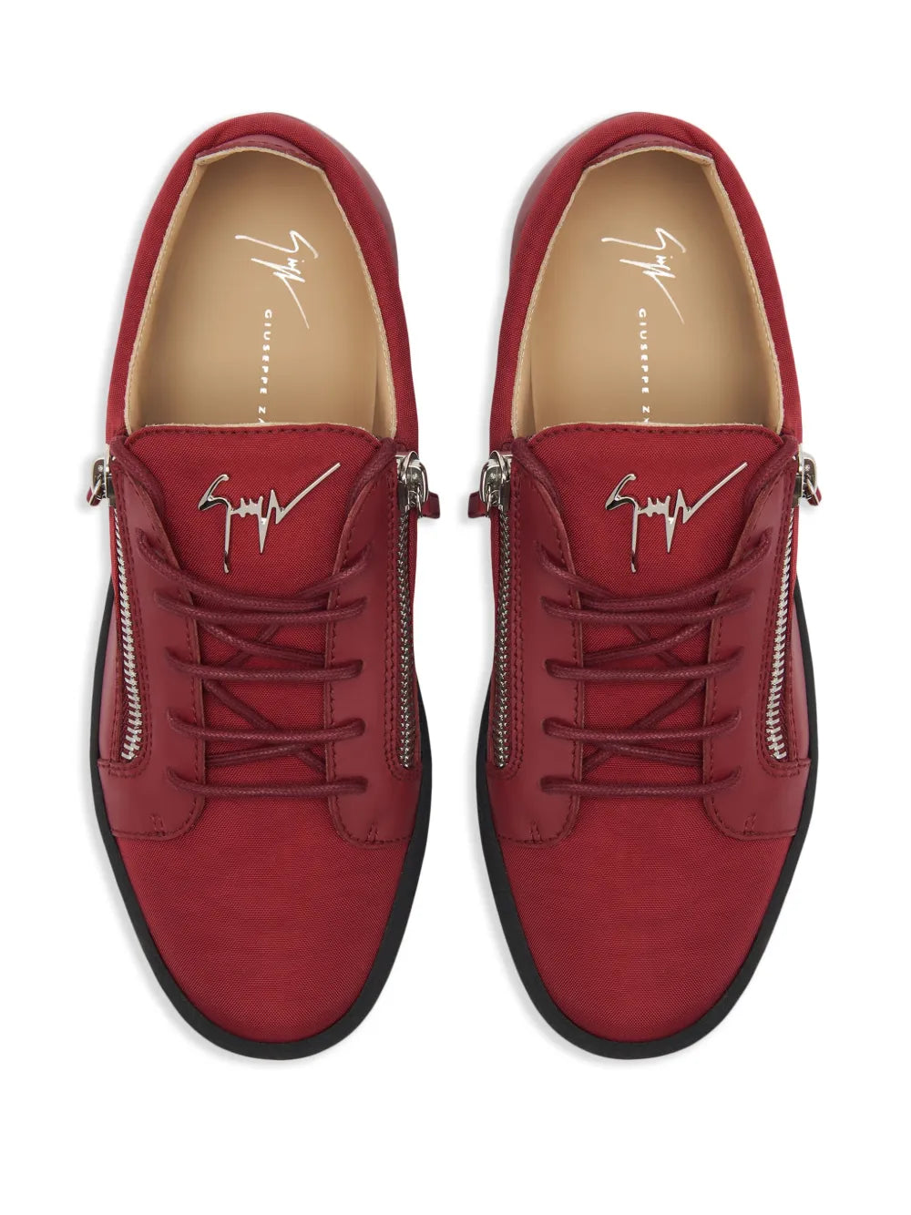 Giuseppe Zanotti Frankie Double-Zip Low-Top Sneakers