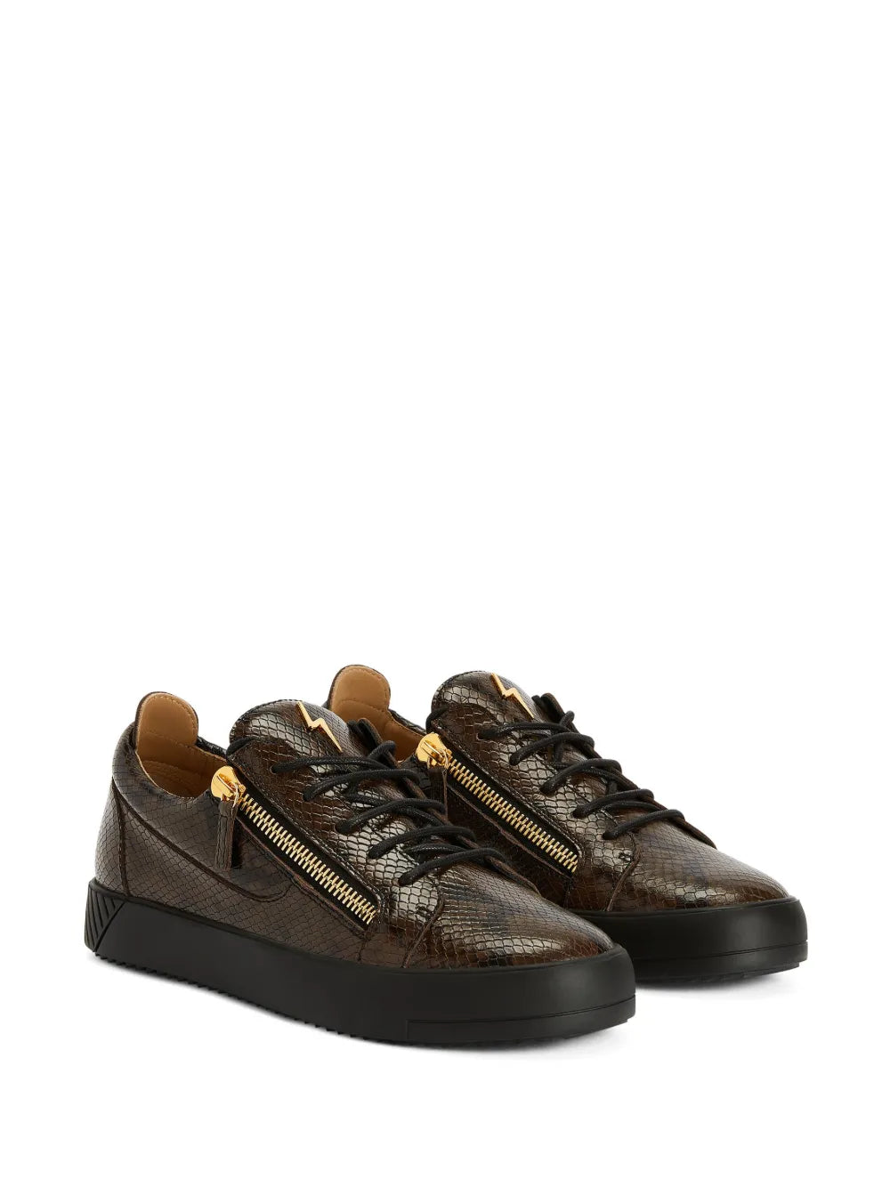 Giuseppe Zanotti Frankie Double-Zip Low-Top Sneakers