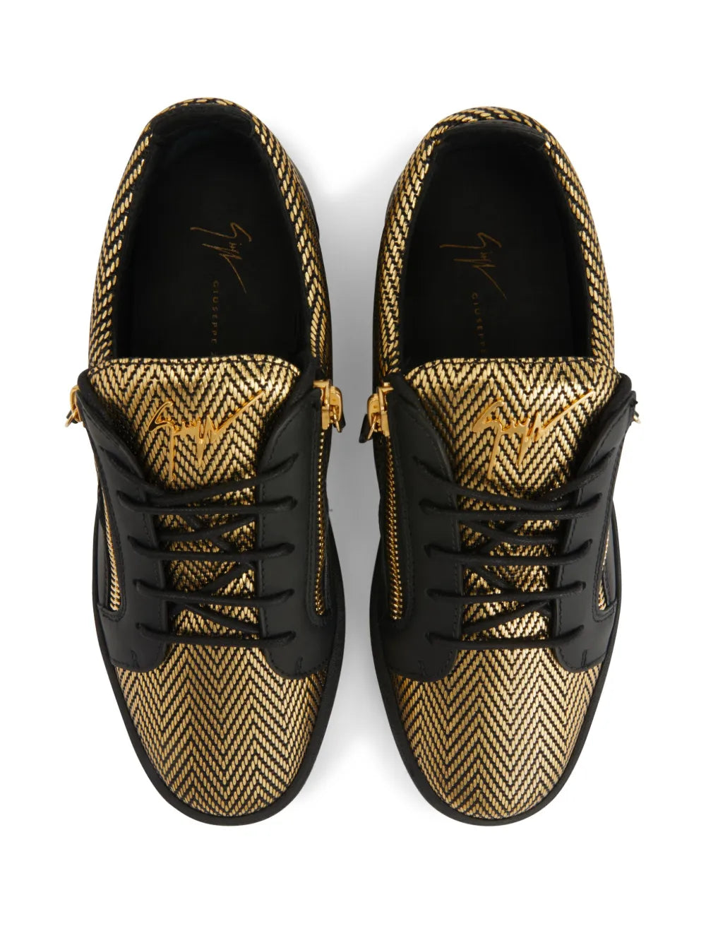 Giuseppe Zanotti Frankie Double-Zip Low-Top Sneakers