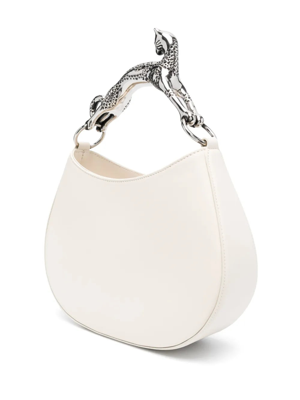 Lanvinsculpted-handle leather tote bag