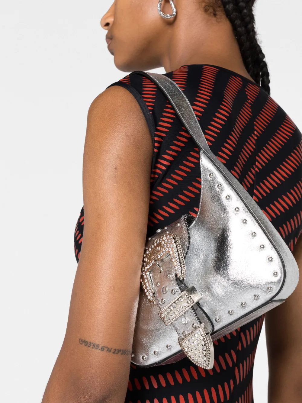 MOSCHINO JEANSbuckle-detail tote bag