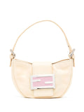 Pre-OwnedFendi Pre-Ownedmini FF plaque Croissant handbag