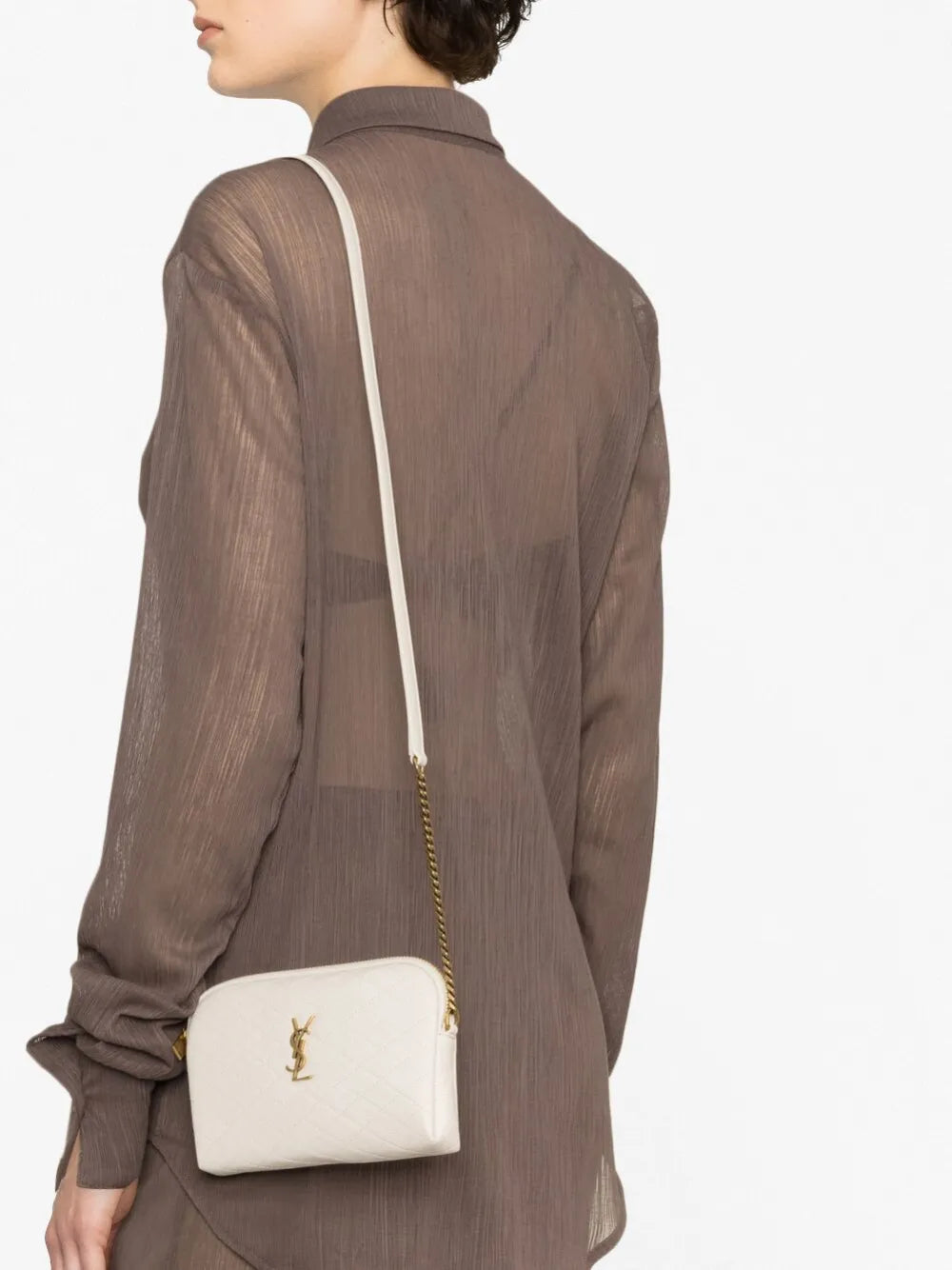Saint LaurentGaby quilted-leather crossbody bag