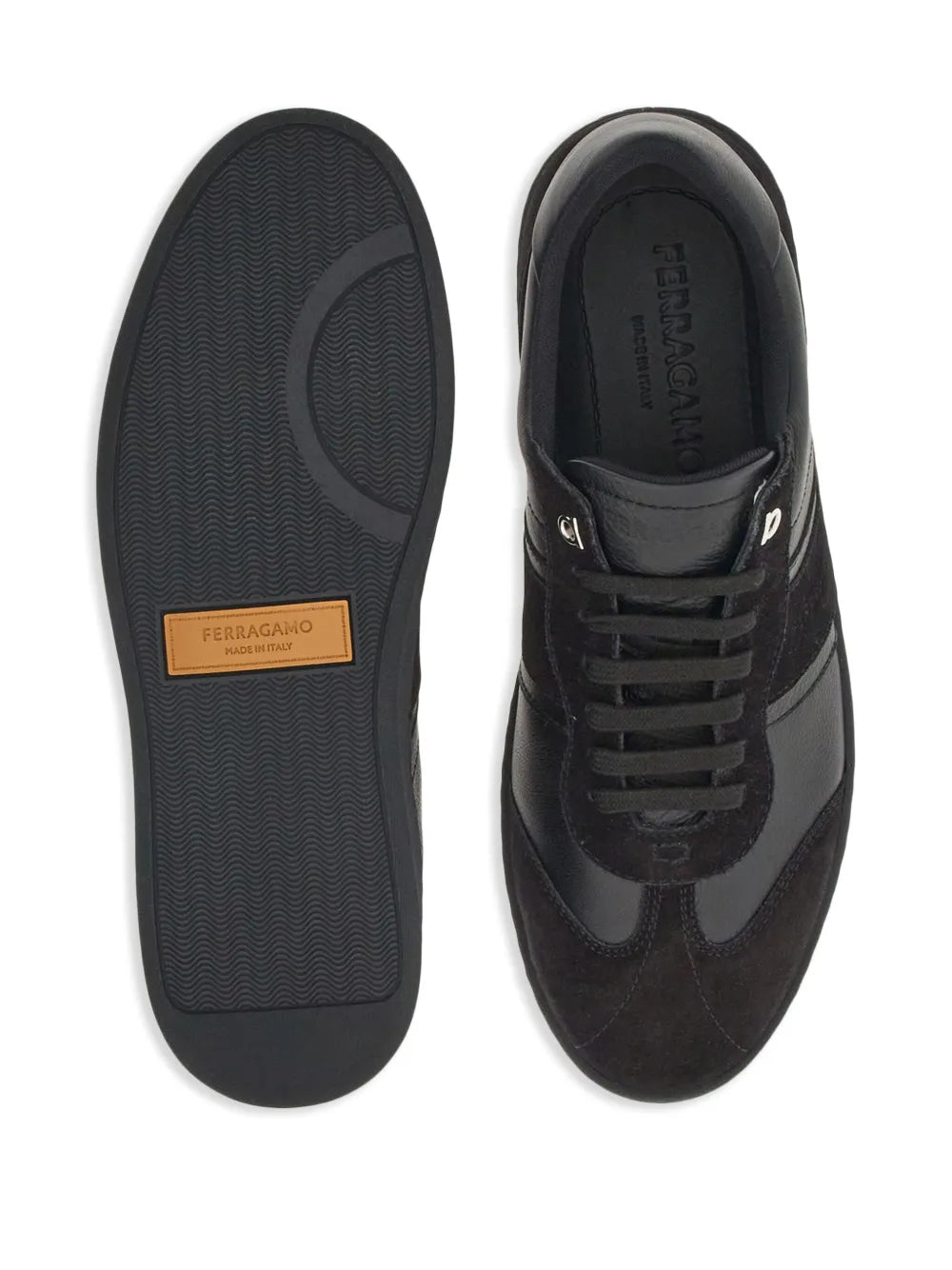 Ferragamo Logo-Debossed Low-Top Sneakers