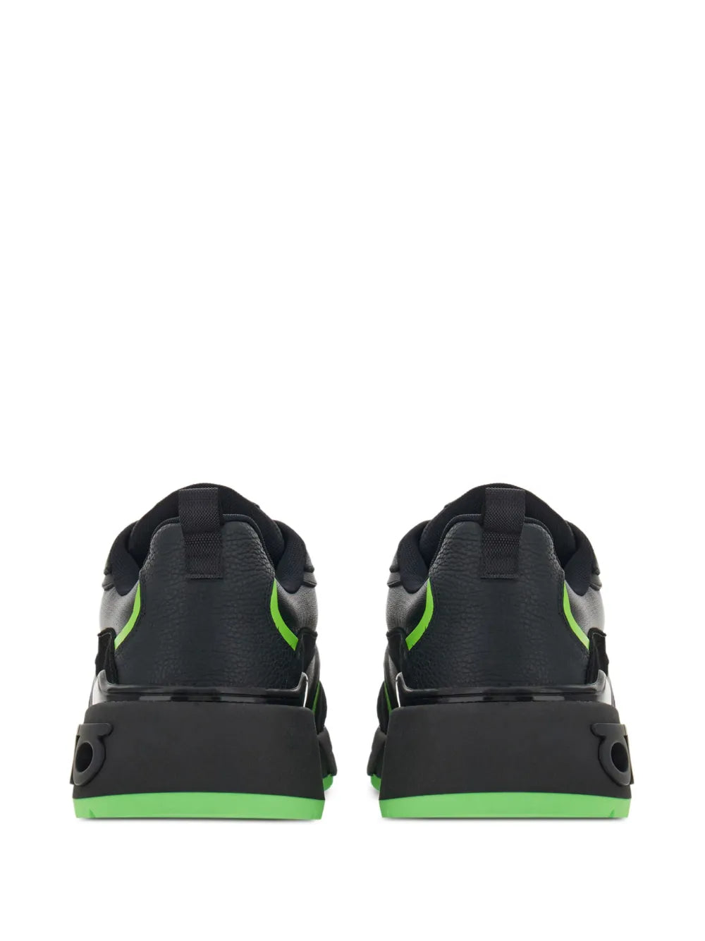 Ferragamo Logo-Embossed Leather Sneakers