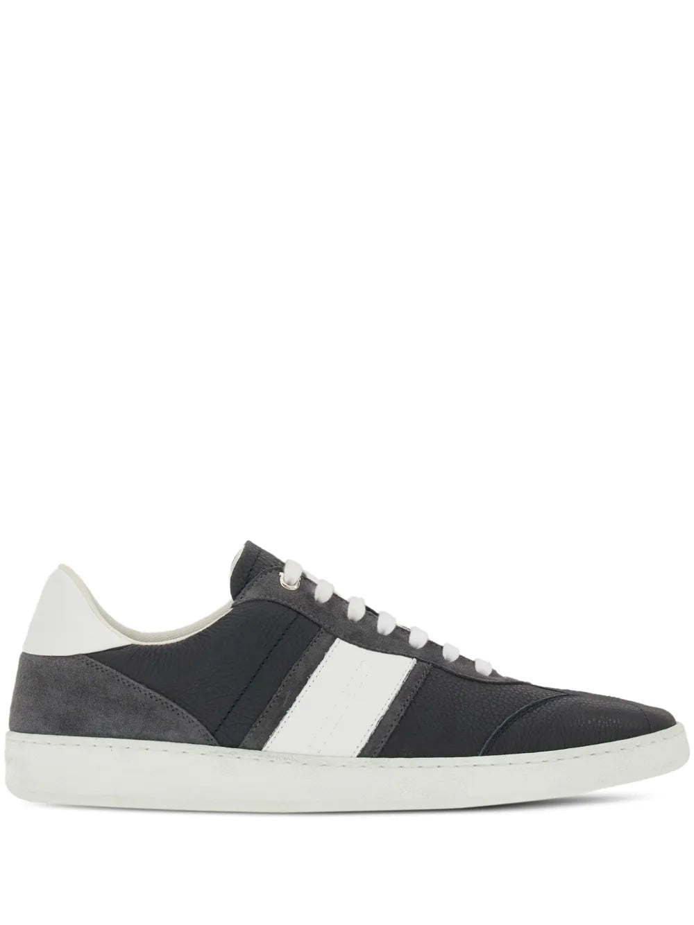 Ferragamo Logo-Embossed Leather Sneakers