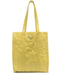 Pradalogo-plaque tote bag