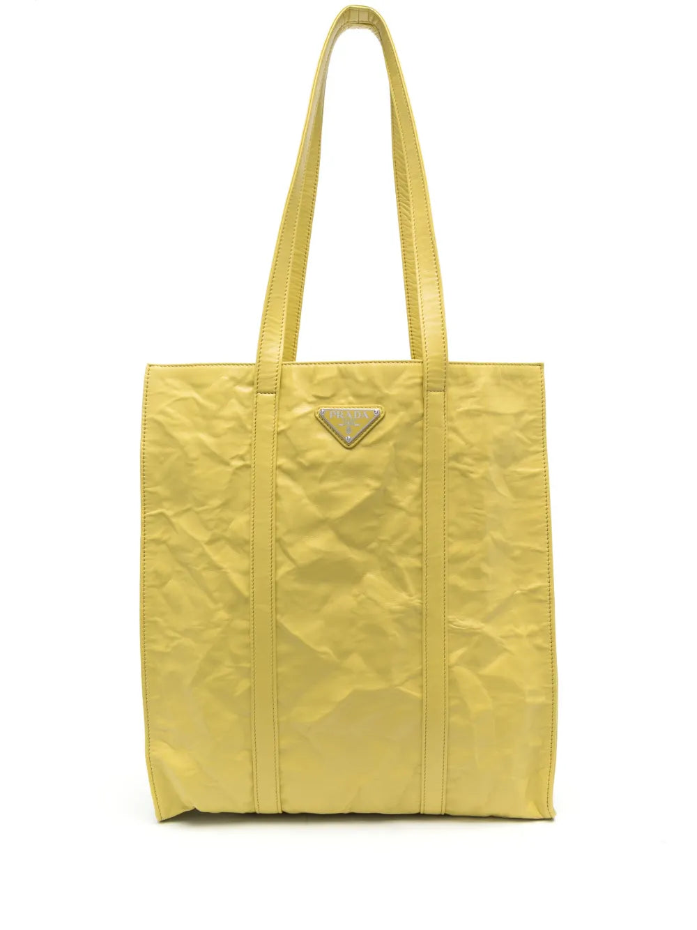 Pradalogo-plaque tote bag