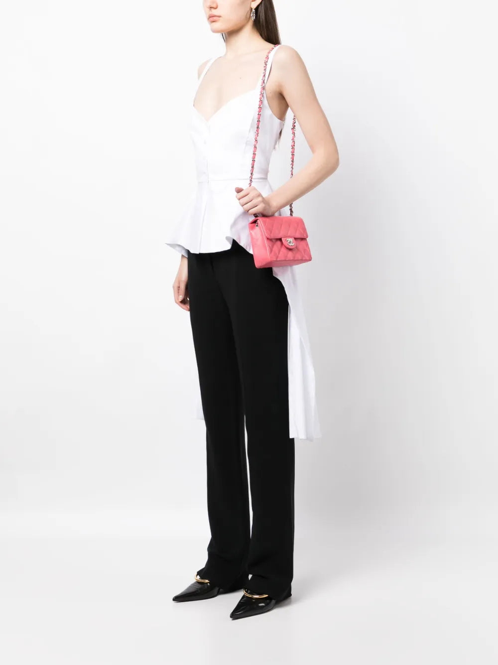 Pre-OwnedCHANEL Pre-Owned2006 mini square Classic Flap shoulder bag