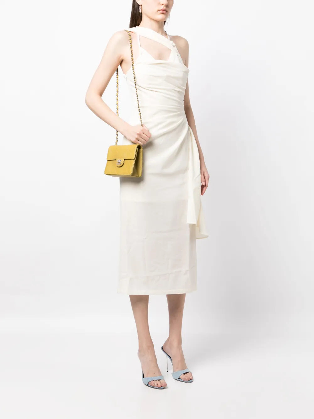 Pre-OwnedCHANEL Pre-Owned1998 mini square Classic Flap shoulder bag