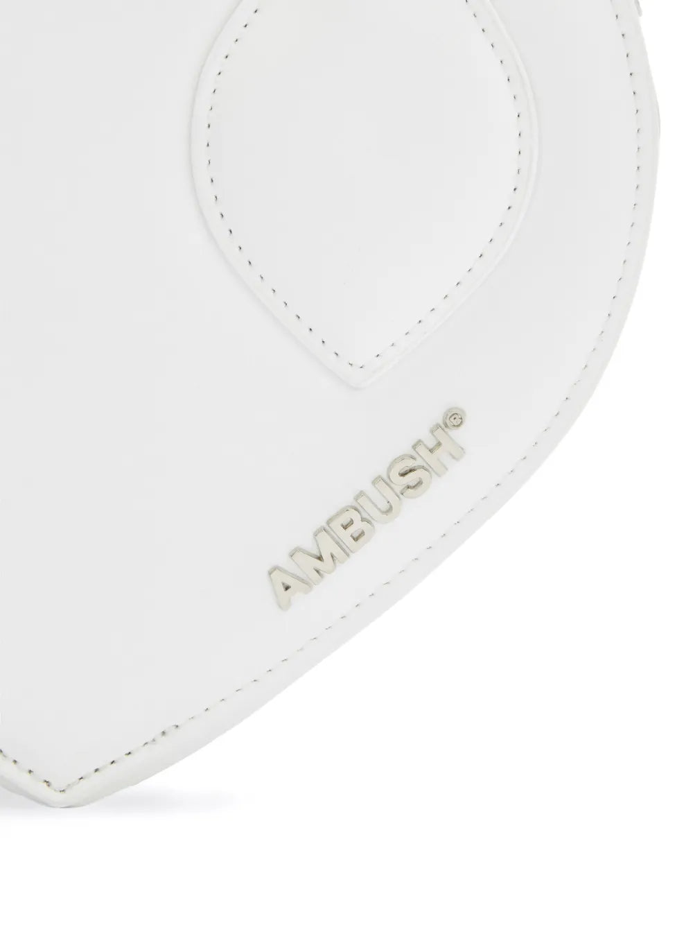 AMBUSHHeart Handle leather shoulder bag