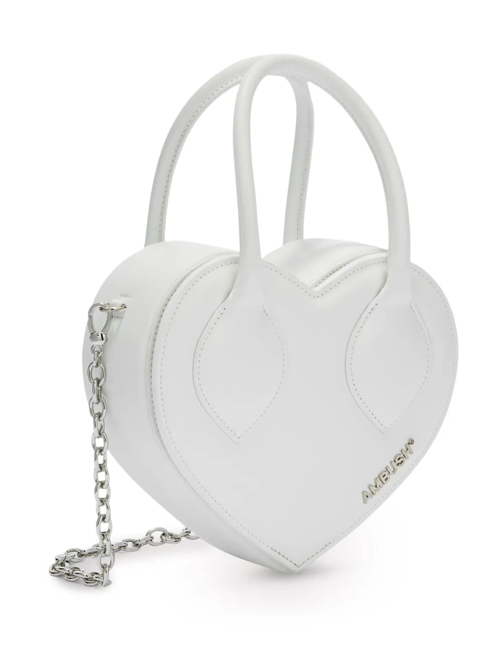 AMBUSHHeart Handle leather shoulder bag