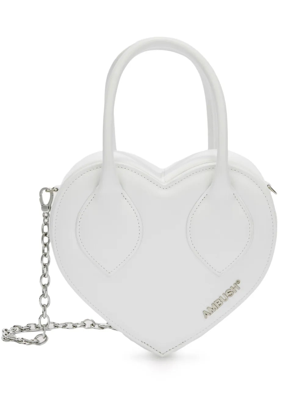 AMBUSHHeart Handle leather shoulder bag