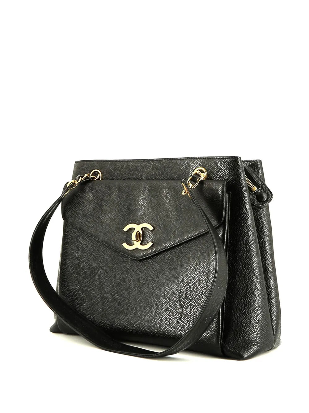 Pre-OwnedCHANEL Pre-Owned2000s CC logo-plaque shoulder bag