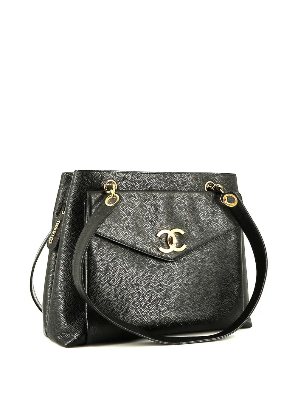 Pre-OwnedCHANEL Pre-Owned2000s CC logo-plaque shoulder bag