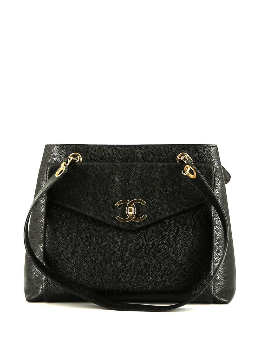 Pre-OwnedCHANEL Pre-Owned2000s CC logo-plaque shoulder bag