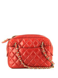 Pre-OwnedCHANEL Pre-Owneddiamond-quilted logo pull-tab camera bag