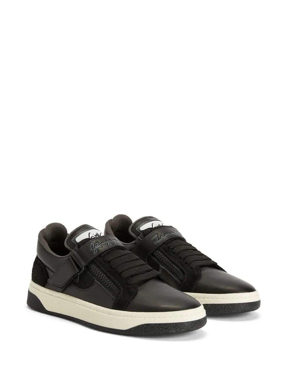 Giuseppe Zanotti Gz94 Touch-Strap Double-Zip Low-Top Sneakers