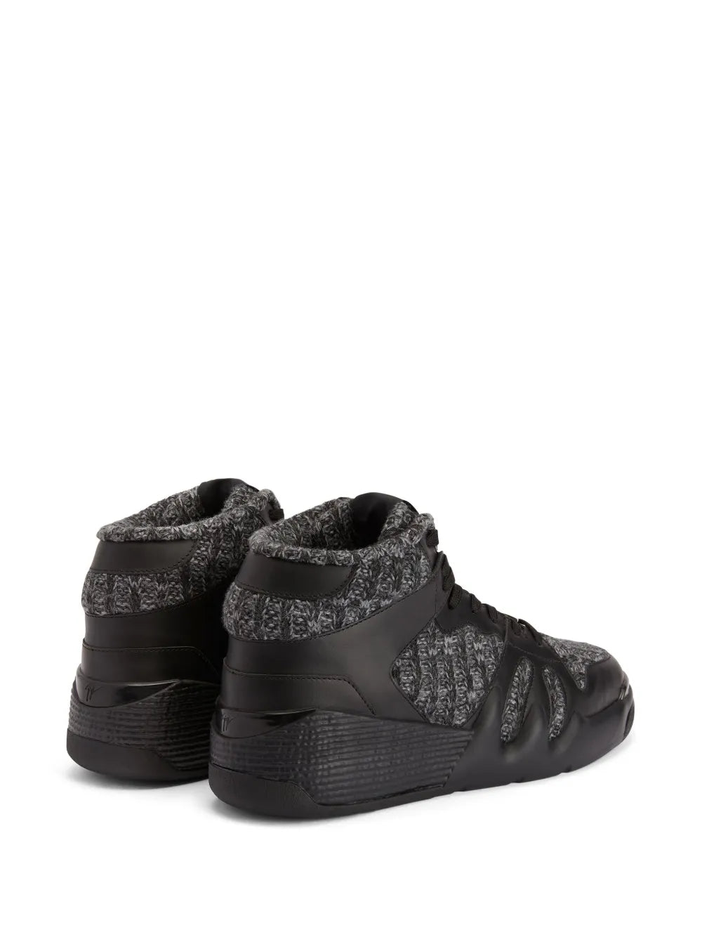Giuseppe Zanotti Talon Knitted-Panels Sneakers
