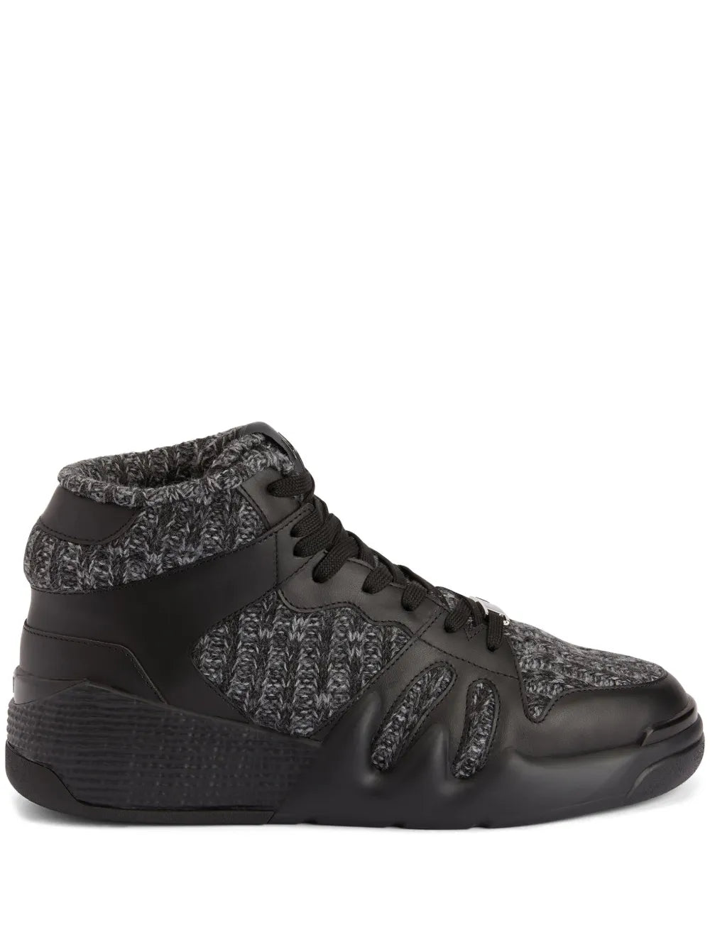Giuseppe Zanotti Talon Knitted-Panels Sneakers