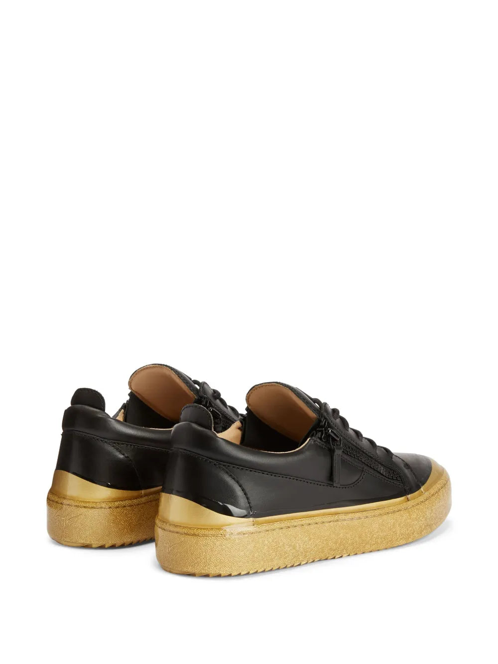 Giuseppe Zanotti Frankie Match Double-Zip Low-Top Sneakers