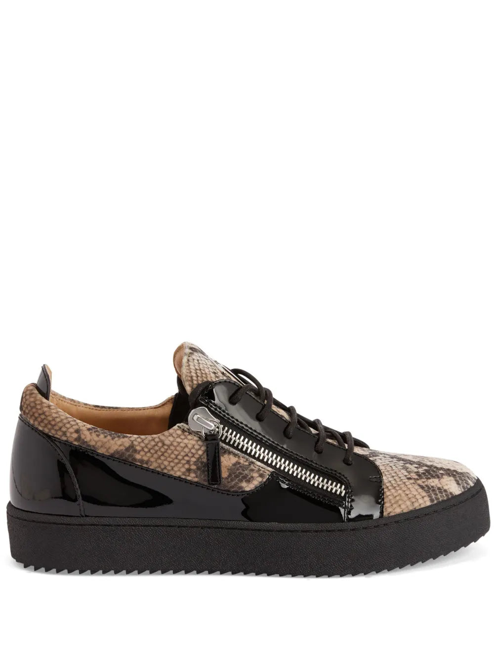 Giuseppe Zanotti Frankie Double-Zip Low-Top Sneakers