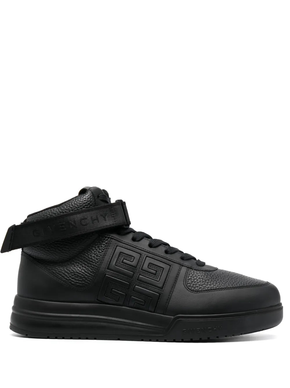 Givenchy G4 Logo-Patch Hi-Top Sneakers