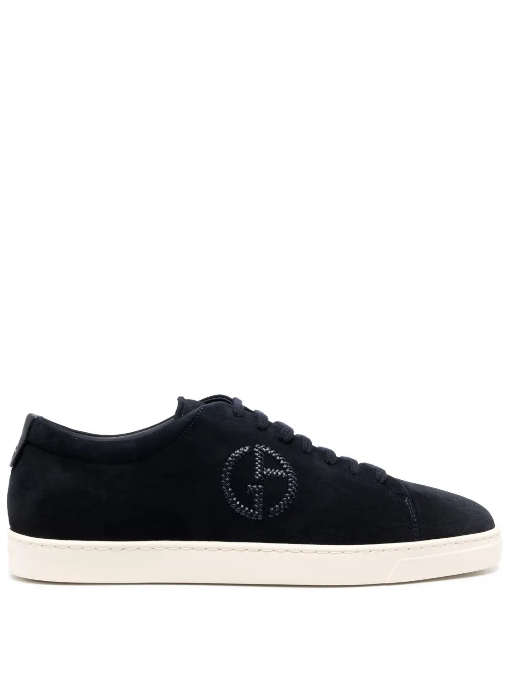 Giorgio Armani Logo-Embossed Low-Top Sneakers