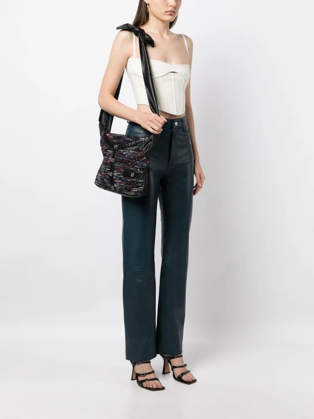 Pre-OwnedCHANEL Pre-Owned2014 jacket motif shoulder bag