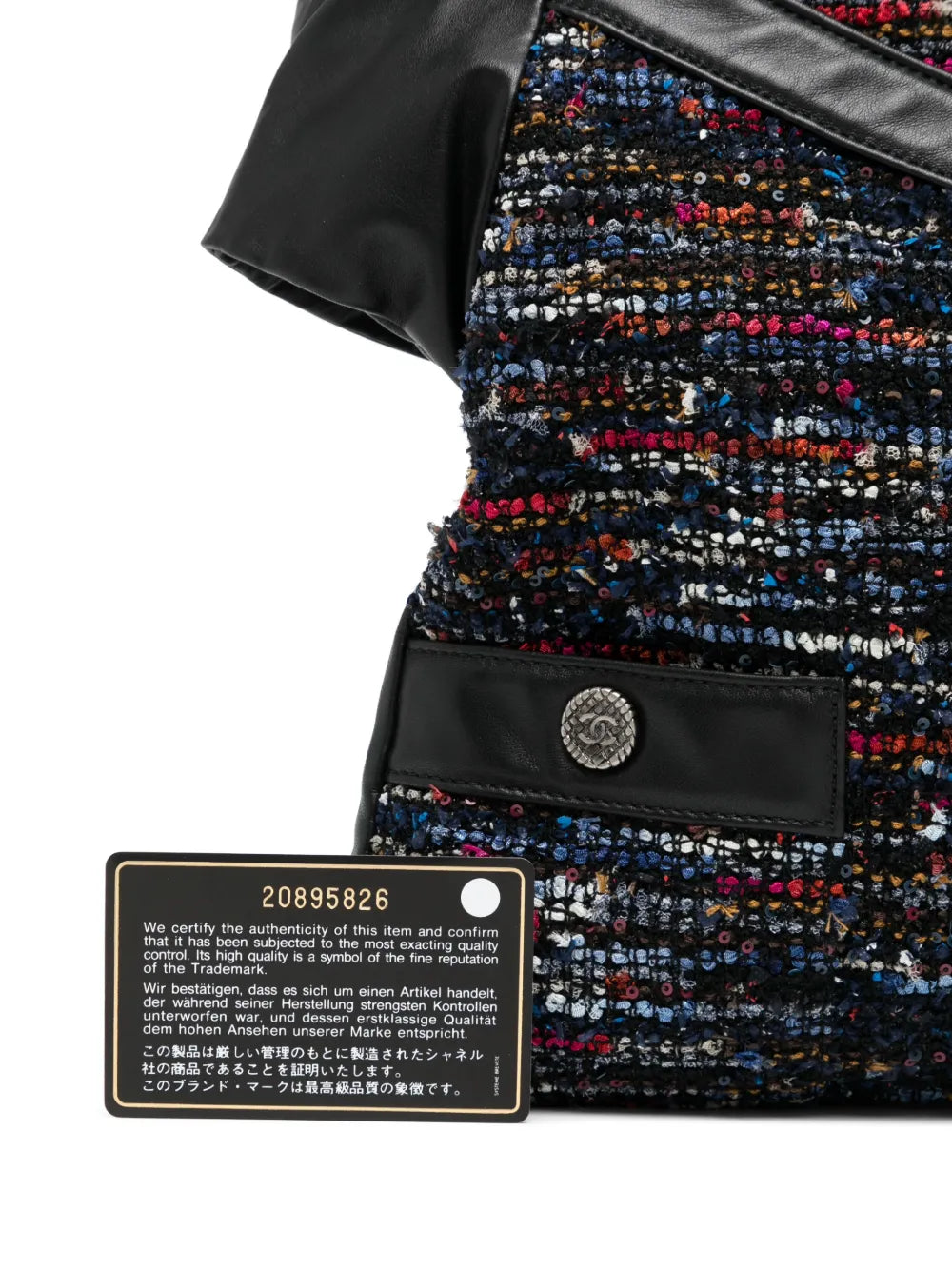 Pre-OwnedCHANEL Pre-Owned2014 jacket motif shoulder bag