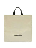 Jil Sanderlogo-print cotton tote bag