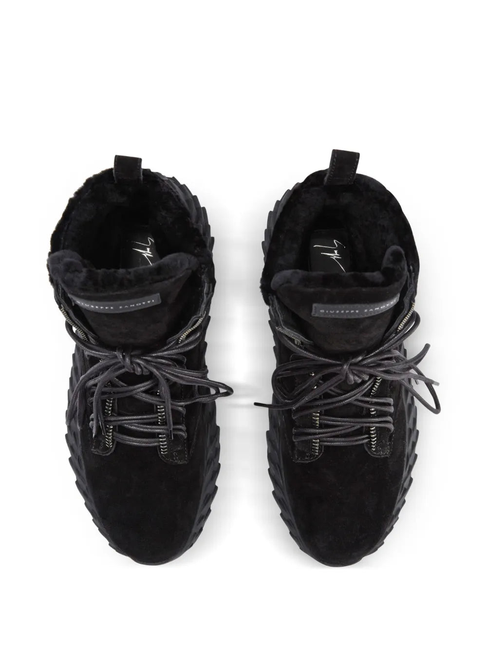 Giuseppe Zanotti Urchin Lace-Up Shearling Sneakers