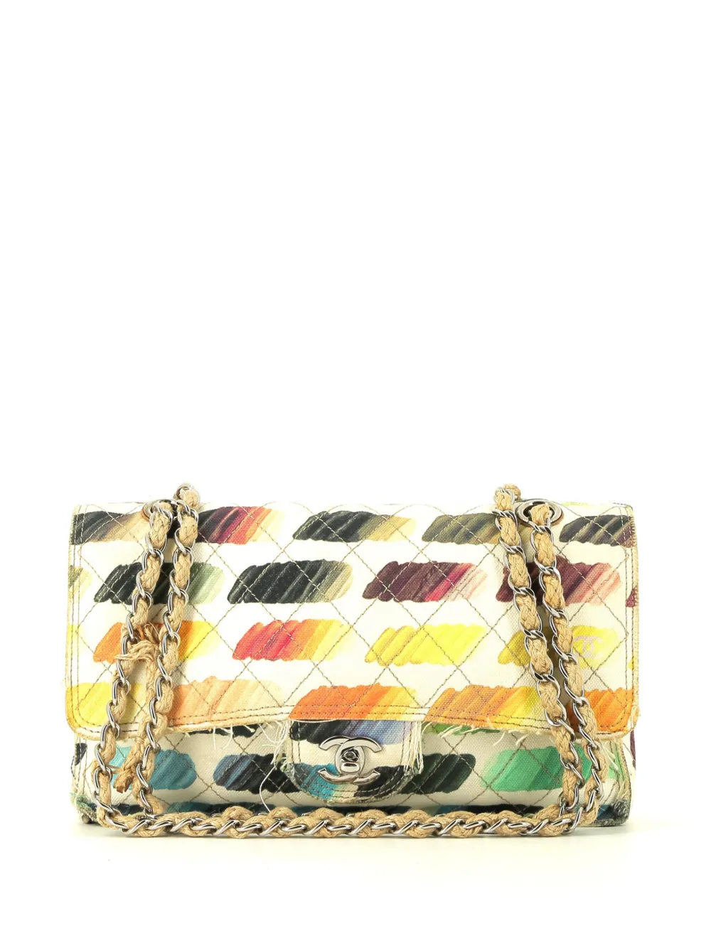 Pre-OwnedCHANEL Pre-OwnedTimeless watercolour-print shoulder bag