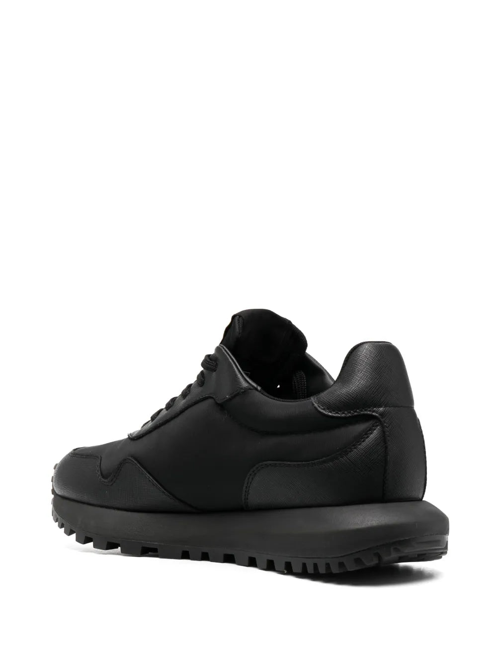 Emporio Armani Logo-Charm Lace-Up Sneakers
